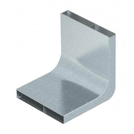 KV2 19038 - KV2 19038 7400624 OBO BETTERMANN Vertical bend 2 compartments for EÜK, Strip-galvanised, DIN EN 10147, Steel..