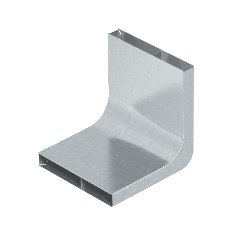 KV2 25038 - KV2 25038 7400636 OBO BETTERMANN Vertical bend 2 compartments for EÜK, Strip-galvanised, DIN EN 10147, Steel..