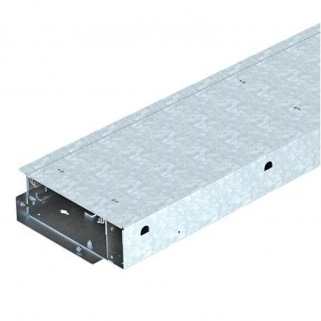 OKB U 25085 BD - OKB U 25085 BD 7403818 OBO BETTERMANN Flushfloor trunking unit with blanking lid, 2000x250x93, Strip-galvani..