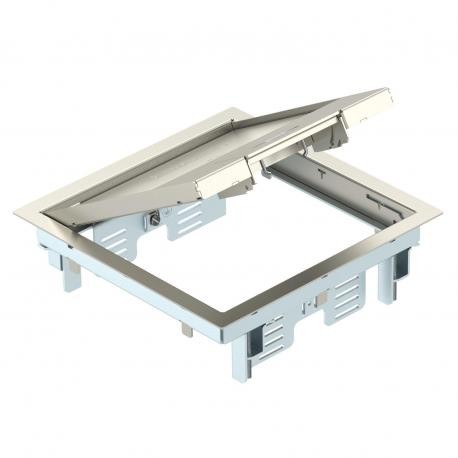 GES4M-2 10U - GES4M-2 10U 7405191 OBO BETTERMANN Service outlet for universal mounting, Stainless steel, grade 304, VA, 1...