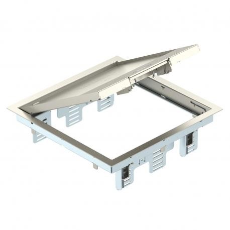 GES9M-2 10U - GES9M-2 10U 7405371 OBO BETTERMANN Service outlet for universal mounting, Stainless steel, grade 304, VA, 1...