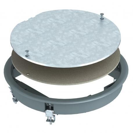 ZESR4 U 7011 - ZESR4 U 7011 7406772 OBO BETTERMANN Junction box insert for universal mounting, Iron grey, 7011, Polyamide, ..