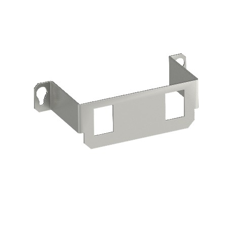 MTGE2 15 2F - MTGE2 15 2F 7407597 OBO BETTERMANN Mounting plate for GE2 18 with 2x hole pattern Type F, 118x47x34, Stainle..
