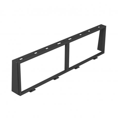 MT45V 2+2 - MT45V 2+2 7408682 OBO BETTERMANN Installation frame for 2f + 2f Modul 45, Graphite black, 9011, Polyamide, PA