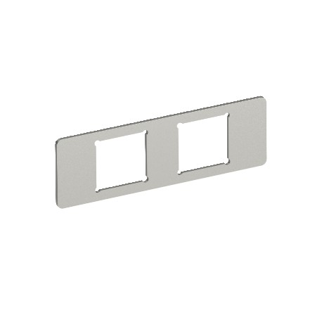 MPMT45 2F - MPMT45 2F 7408707 OBO BETTERMANN Mounting plate with 2x hole pattern Type F, 77x24x1,5, Stainless steel, gra..