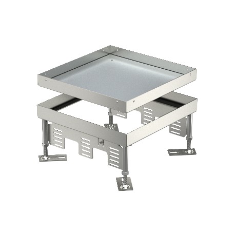 RKN2 9 VS 25 - RKN2 9 VS 25 7409046 OBO BETTERMANN Square cassette blank, 243x243mm, Stainless steel, grade 304, VA, 1.4301