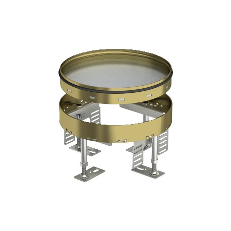 RKR2 4M 25 - RKR2 4M 25 7409084 OBO BETTERMANN Round cassette blank, ø 215mm, Brass, CuZn