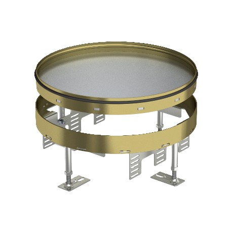 RKR2 9M 25 - RKR2 9M 25 7409124 OBO BETTERMANN Round cassette blank, ø 305mm, Brass, CuZn