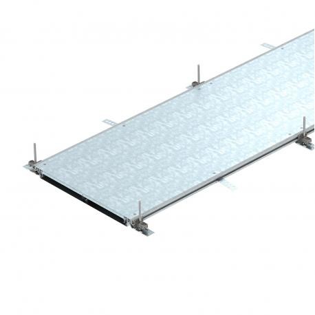 OKA-W5004030 - OKA-W5004030 7424406 OBO BETTERMANN Flushfloor trunking unit blank, 2400x500x40, Strip-galvanised, DIN EN 10..
