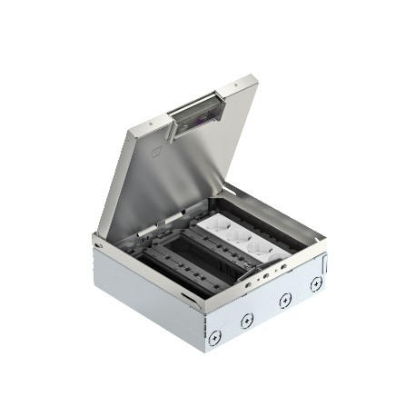 UDHOME9 2V UT45V - UDHOME9 2V MT V 7427308 OBO BETTERMANN Service outlet, complete with protective contact socket, Stainless st..