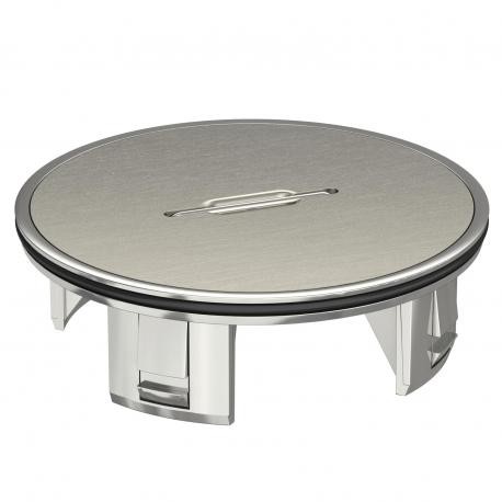 TUK2 GV - TUK2 GV 7428140 OBO BETTERMANN Tube body with lid plate, ø 110 mm, Nickel-plated, Die-cast zinc, Zn