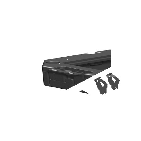 MT3 45 2-1 - MT3 45 2-1 7429131 OBO BETTERMANN Modul support 45, closed for 2+1 Modul 45 accessories, 165x76x40, Graphite..