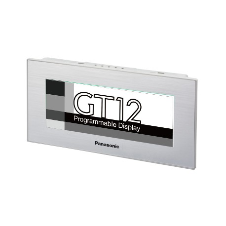 AIG12MQ15D - AIG12MQ15D PANASONIC Touch panel GT12 4.6", 8 gray scale, 320x120 pix., RS422/485 + mini-USB (prog.), 24V DC..