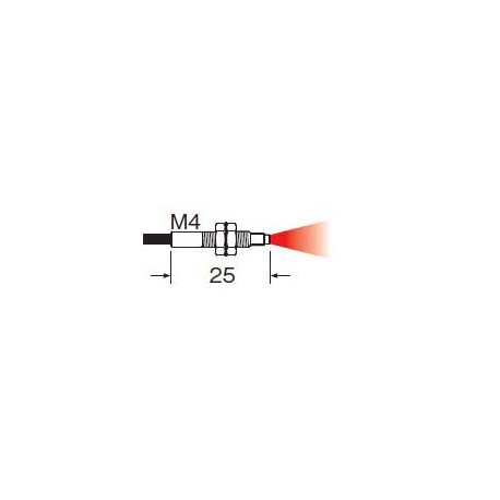 UFD42GW - UFD42GW FD-42GW PANASONIC Fiber (reflective, coaxial, bending radius R1, M4, 2m, IP40)