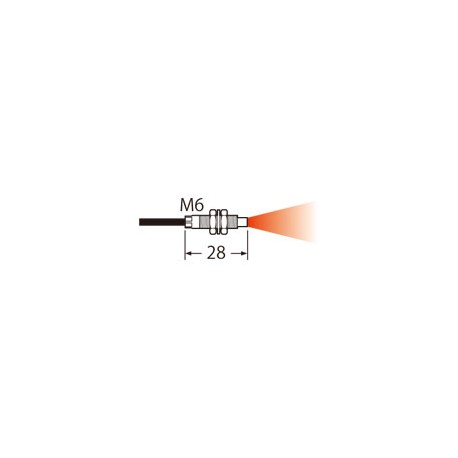 UFDH20M1 - UFDH20M1 FDH20M1 FD-H20-M1 PANASONIC Fiber, Diffuse reflective, coaxial, silicone tube -60 to 200°C, M6, 1m