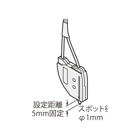 UFDL53 - UFDL53 FDL53 FD-L53 PANASONIC Fiber for FZ-10, small spot type, 5 mm, 1 mm spot diam.