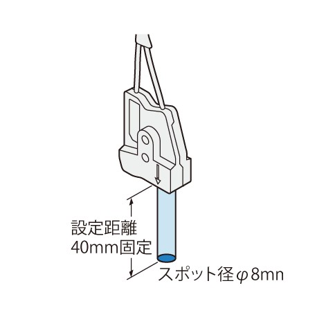 UFDL54 - UFDL54 FDL54 FD-L54 PANASONIC Fiber for FZ-10, long sens. ramge type, 40 mm, 8 mm spot diam.