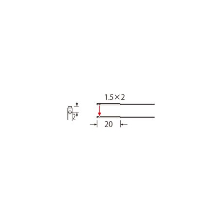 UFTKV26 - UFTKV26 FT-KV26 PANASONIC Fiber (thru-beam, cylindrical, 1.5 x 2mm, side-view, narrow beam, bending radius R..