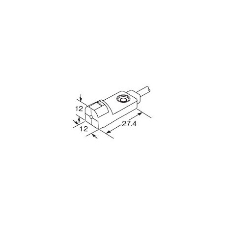 UGXH12BP - UGXH12BP GX-H12B-P PANASONIC inductive proximity sensor, rectangular shape, 4,0mm, NC, PNP, cable 1m