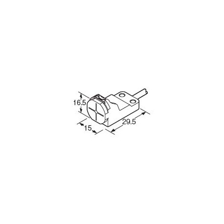 UGXH15B - UGXH15B GX-H15B PANASONIC Ind. proximity sensor, square type, 5,0mm, NPN, N.C., cable 1m