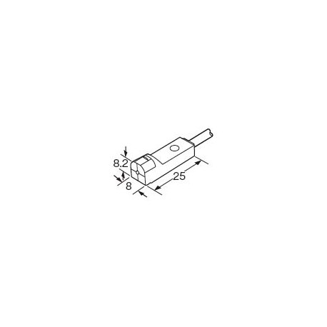 UGXH8A - UGXH8A GX-H8A PANASONIC inductive proximity sensor, rectangular shape, 2,5mm, NO, NPN, cable 1m