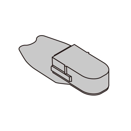 UMSEXF72 - UMSEXF72 MSEXF72 MS-EX-F7-2 PANASONIC Mounting bracket for leakage sensor, PVC