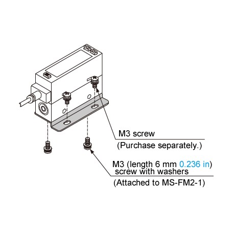 MS-FM2-1 - MS-FM2-1 PANASONIC Sensor mounting bracket