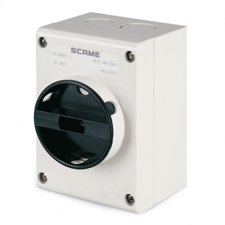 590.GE3222.SN - 590.GE3222.SN SCAME MANOEUVRING INT. 32A 1P+SN IP65 GENERAL