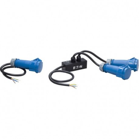 CBL2OUT32 - CBL2OUT32 EATON ELECTRIC Output cable 32A, are hardwired to 2 x 32A EN60309 plug