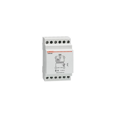 CTRS15VA - CTRS15VA LOVATO Modular safety transformer 15 VA Aliment voltage. AC 230V, AC Output Voltage 12 24V