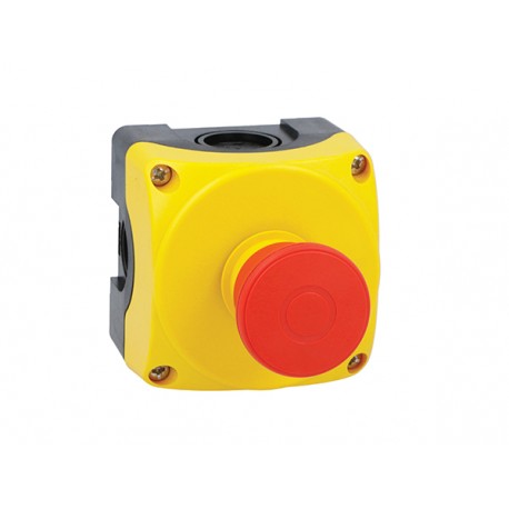 LPZP1B5609 - LPZP1B5609 LOVATO Yellow keypad with keyed mushroom button LPCB6744