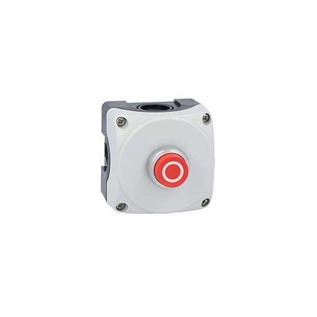 LPZP1B8104 - LPZP1B8104 LOVATO Grey keypad with red outgoing pushbutton LPCB2104 Symbol "0"