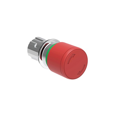 LPSB6634 - LPSB6634 LOVATO Metal mushroom lock, unlocking by rotation according to ISO 13850 Ø 30mm Red