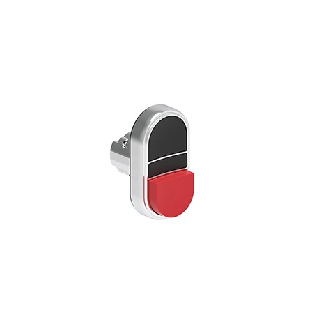 LPSB7212 - LPSB7212 LOVATO Double Metal Pushbutton with 1 protruding button and 1 grade Black/Red