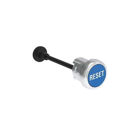 LPSR1196 - LPSR1196 LOVATO Blue Metal Pushbutton Blue Mechanical drive with RESET symbol