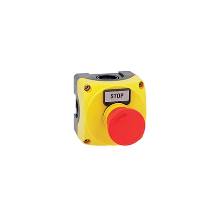 LPZP1B5612 - LPZP1B5612 LOVATO Yellow button with mushroom button LPCB6344 Symbol "STOP"