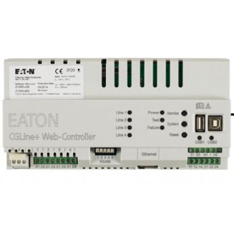 CGLine+ Web-Controller (boxed) - CGLine+ Web-Controller (boxed) 40071361055 EATON ELECTRIC CGLine+ Web-Controller (boxed)