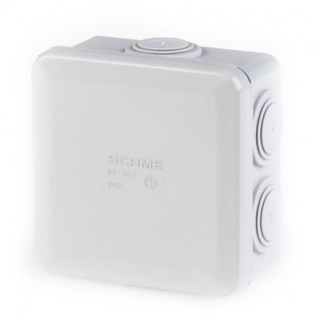 688.005 - 688.005 SCAME SURF. MOUNT. JUNCTION BOX 120X80 960°