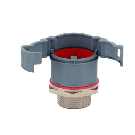 EMBFS-12-20/G - EMBFS-12-20/G 10106881 WISKA IP68 grey PA rotary fitting for DN12/16 tube, M20 metal thread