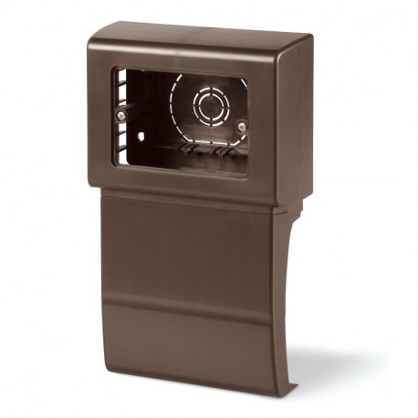 879.PA8051M - 879.PA8051M SCAME BOX 83,5MM CENTRES FOR SKIRT.120MM BROWN