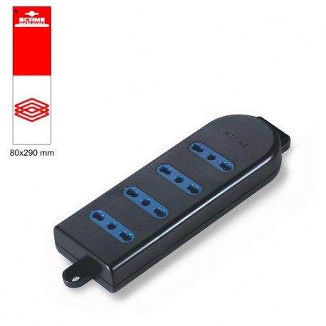 999.10223N - 999.10223N SCAME 4 OUTLET SOCKET BLISTER PACKED