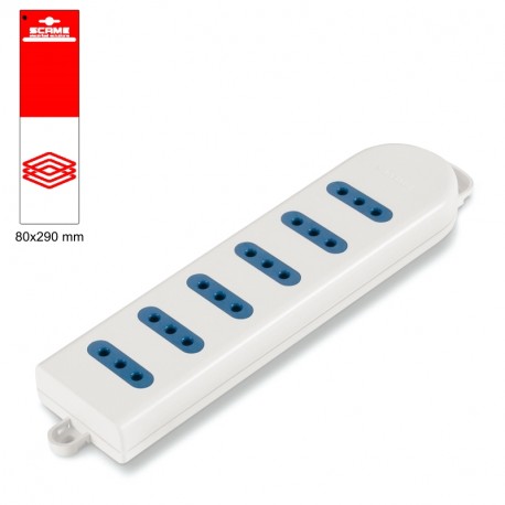 999.10224 - 999.10224 SCAME 6 OUTLET SOCKET BLISTER PACKED