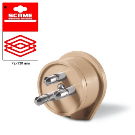 999.10580 - 999.10580 SCAME TELEPHONE PLUG BLISTER PACKED