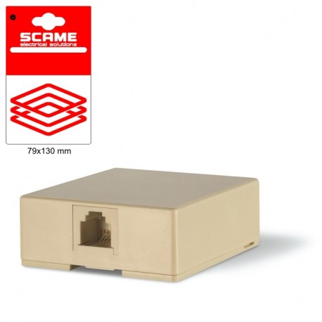 999.10701 - 999.10701 SCAME TELEPHONE SOCKET BLISTER PACKED