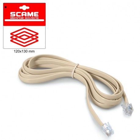 999.10729 - 999.10729 SCAME TELEPHONE CORDS BLISTER PACKED