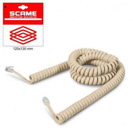 999.10744 - 999.10744 SCAME TELEPHONE CORDS BLISTER PACKED