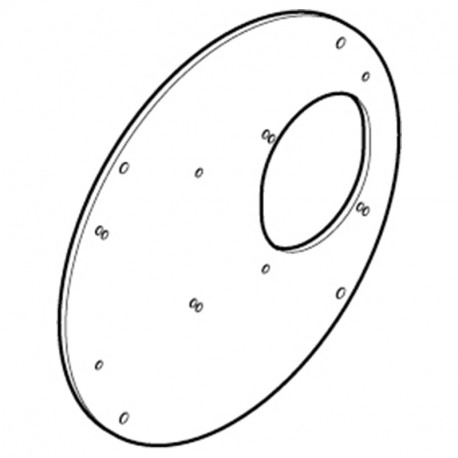 SC92082 - SC92082 SCAME ROLLER 330 SOCKET HOLDER DISC 1 CUTOUT