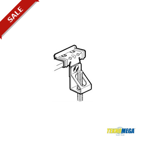 CLP-BF3-M8 - CLP-BF3-M8 CLP1130 TEKNOMEGA THREADED ROD M8 HANGER CLIP EASY SERIES 10÷15MM THICK