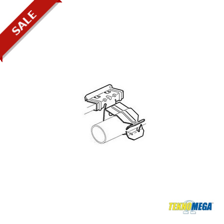CLP-H4-FT3035 - CLP-H4-FT3035 CLP1625 TEKNOMEGA CLIP FASTENER HORIZONTAL PIPE Ø 30÷35 EASY SERIES 15÷20MM THICK