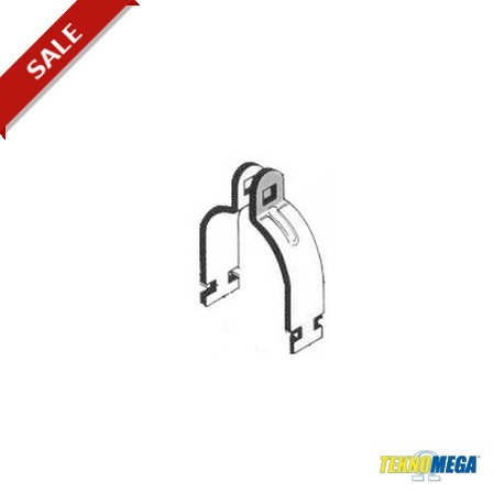 CPR-I-200 - CPR-I-200 CPR2025 TEKNOMEGA PIPE CLAMP 2" STRUT PROFILE FOR HYDRAULIC TUBES